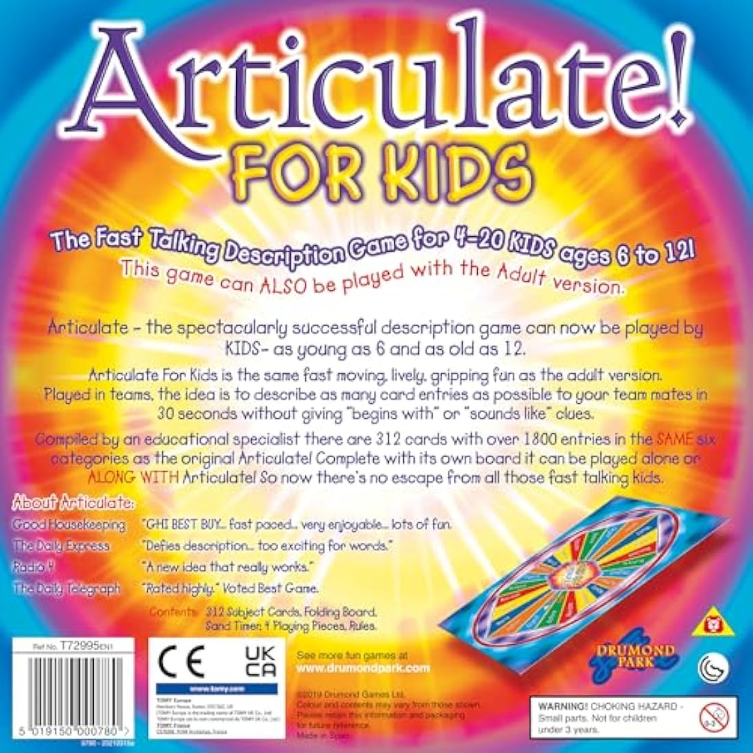 Drumond Park Articulate! For Kids – Educational Family Board Game