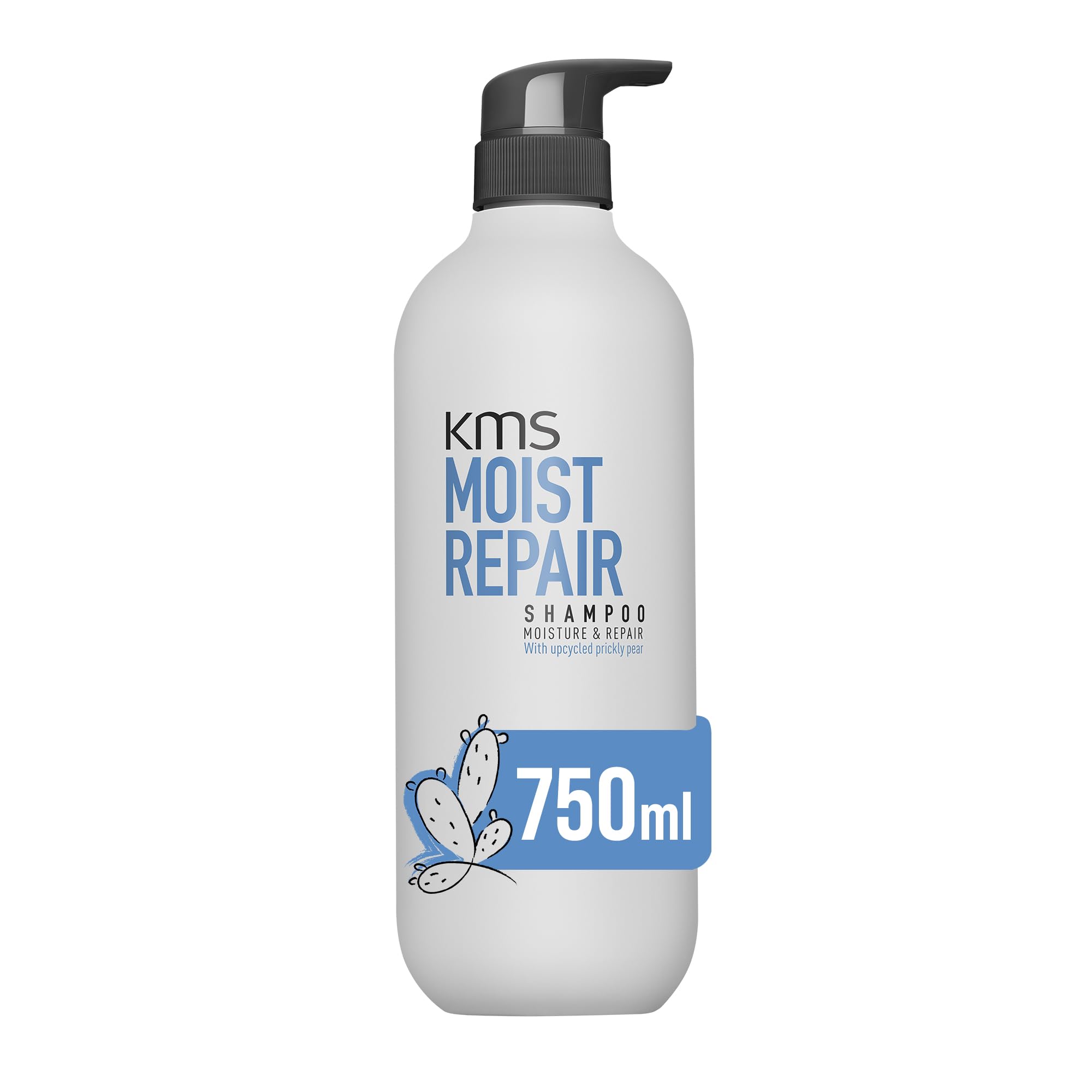 KMS MoistRepair Shampoo – Vegan Moisturizing & Repairing Formula, 750ml