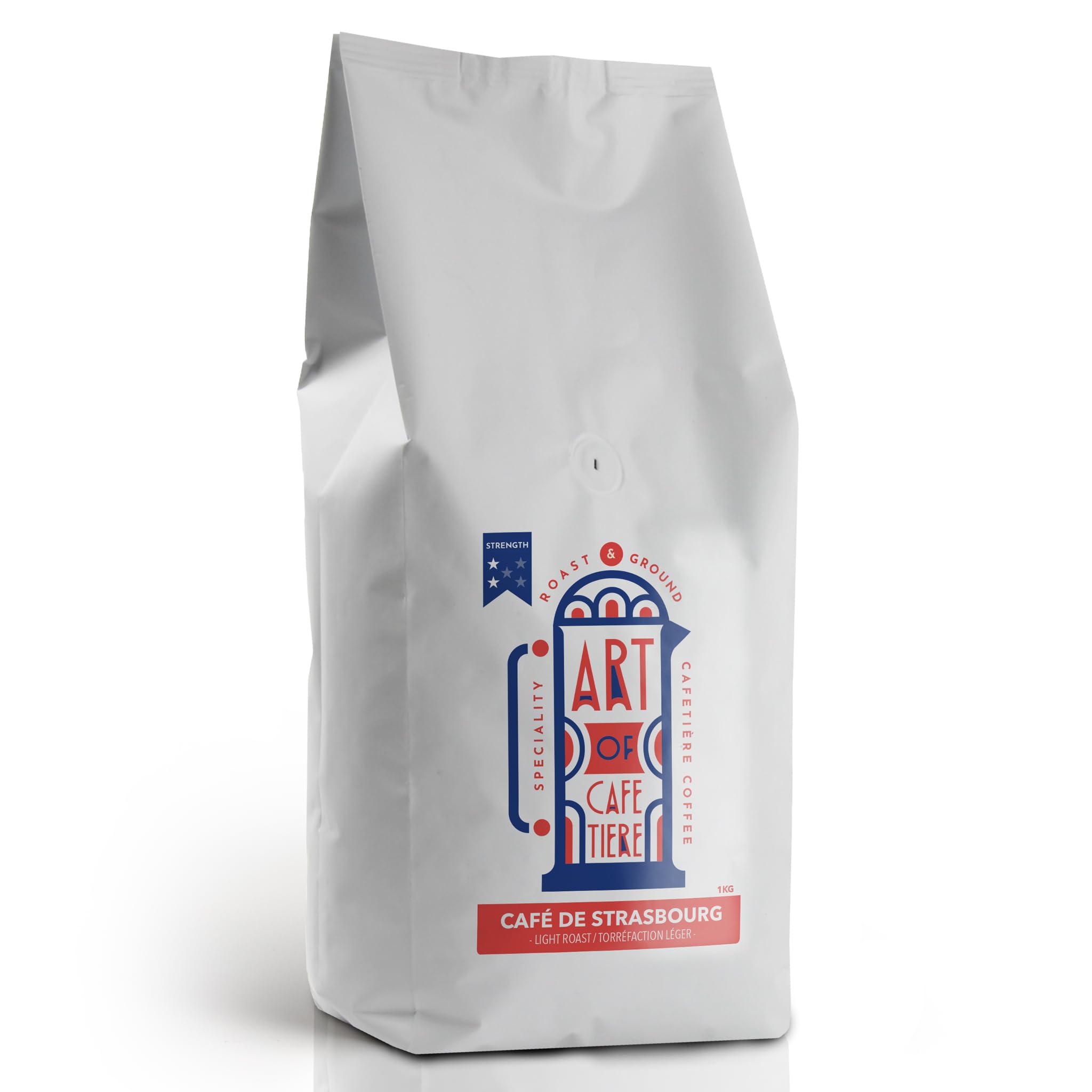Café de Strasbourg Light Roast Cafetiere Coffee – 1kg