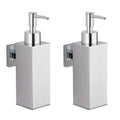 BGL Wall Mounted Soap Dispensers 2 Pack | Stainless Steel Chrome