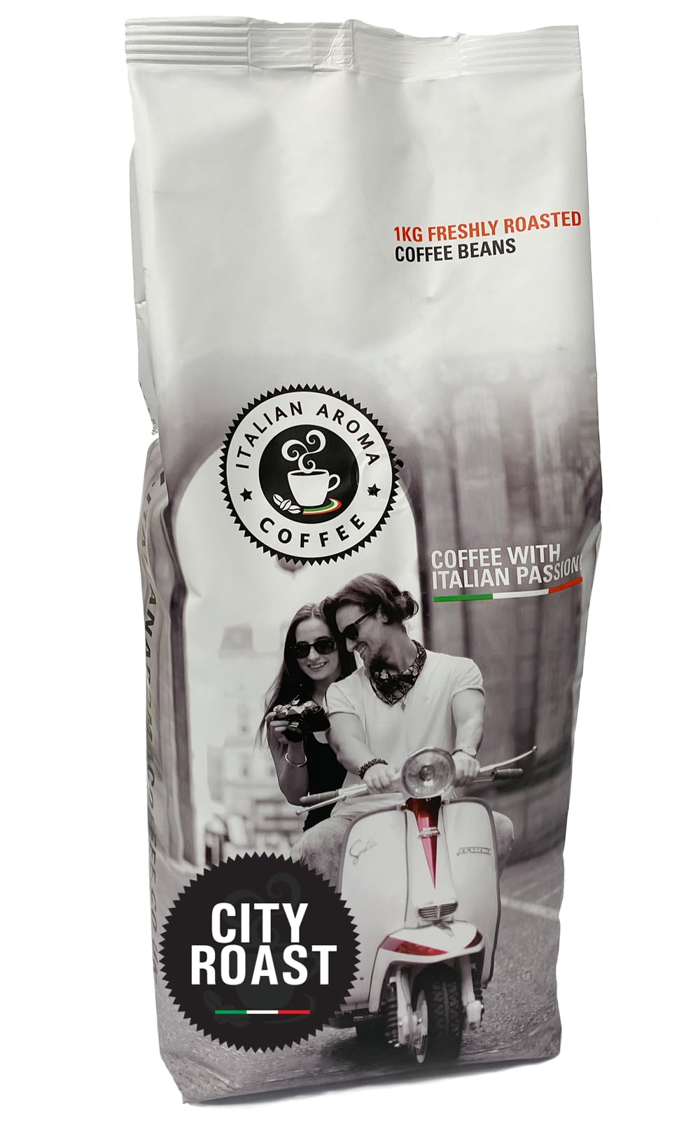 Jolof Store Italian Aroma Whole Coffee Beans – City Roast, 1KG