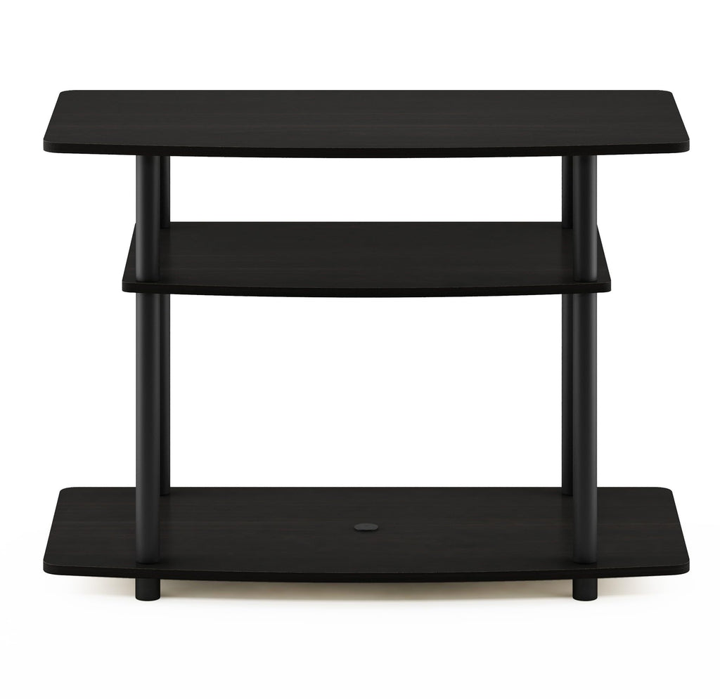Furinno 3-Tier TV Stand Entertainment Center for 32-Inch TV, Espresso/Black