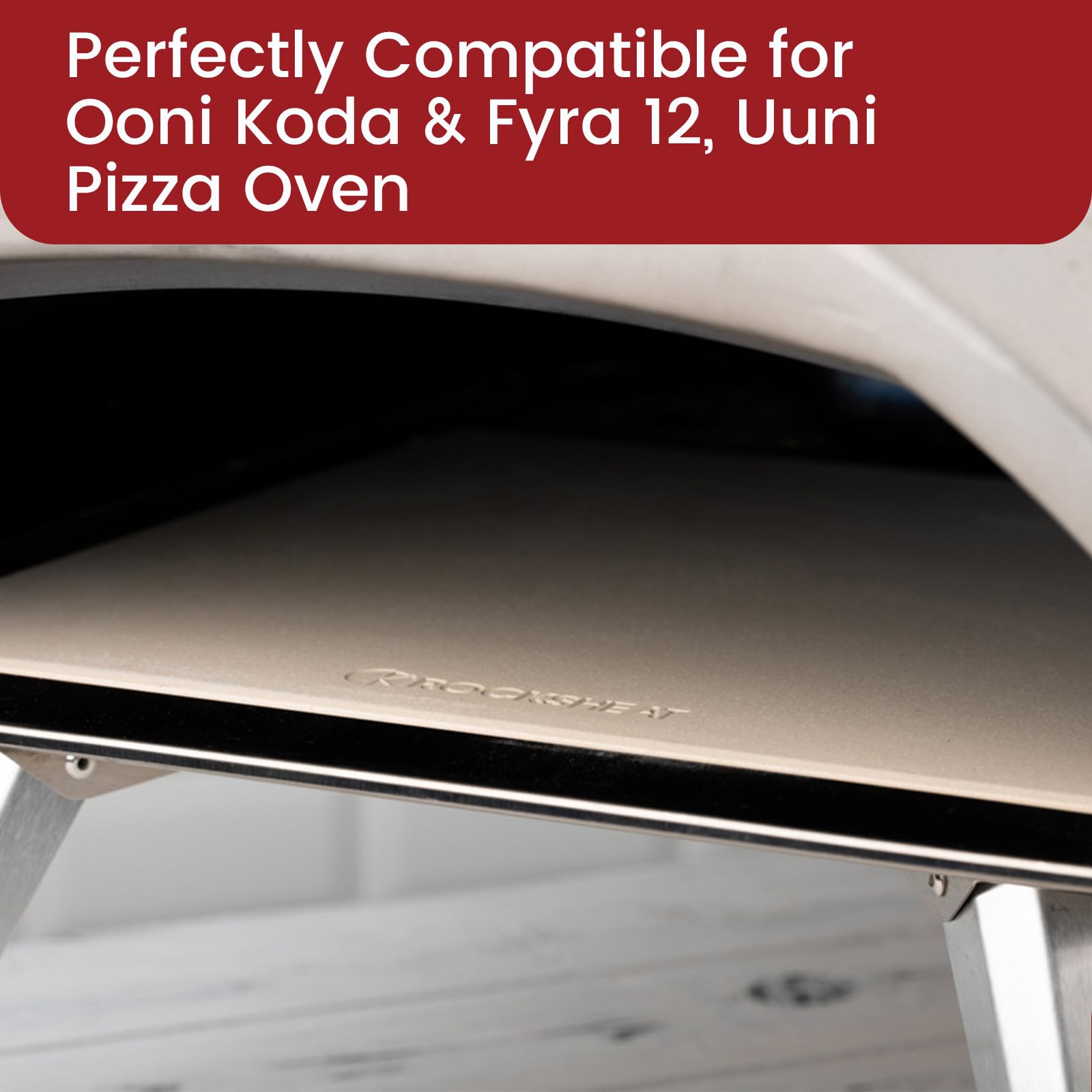 Square Cordierite Pizza Stone for Ooni Koda & Fyra 12