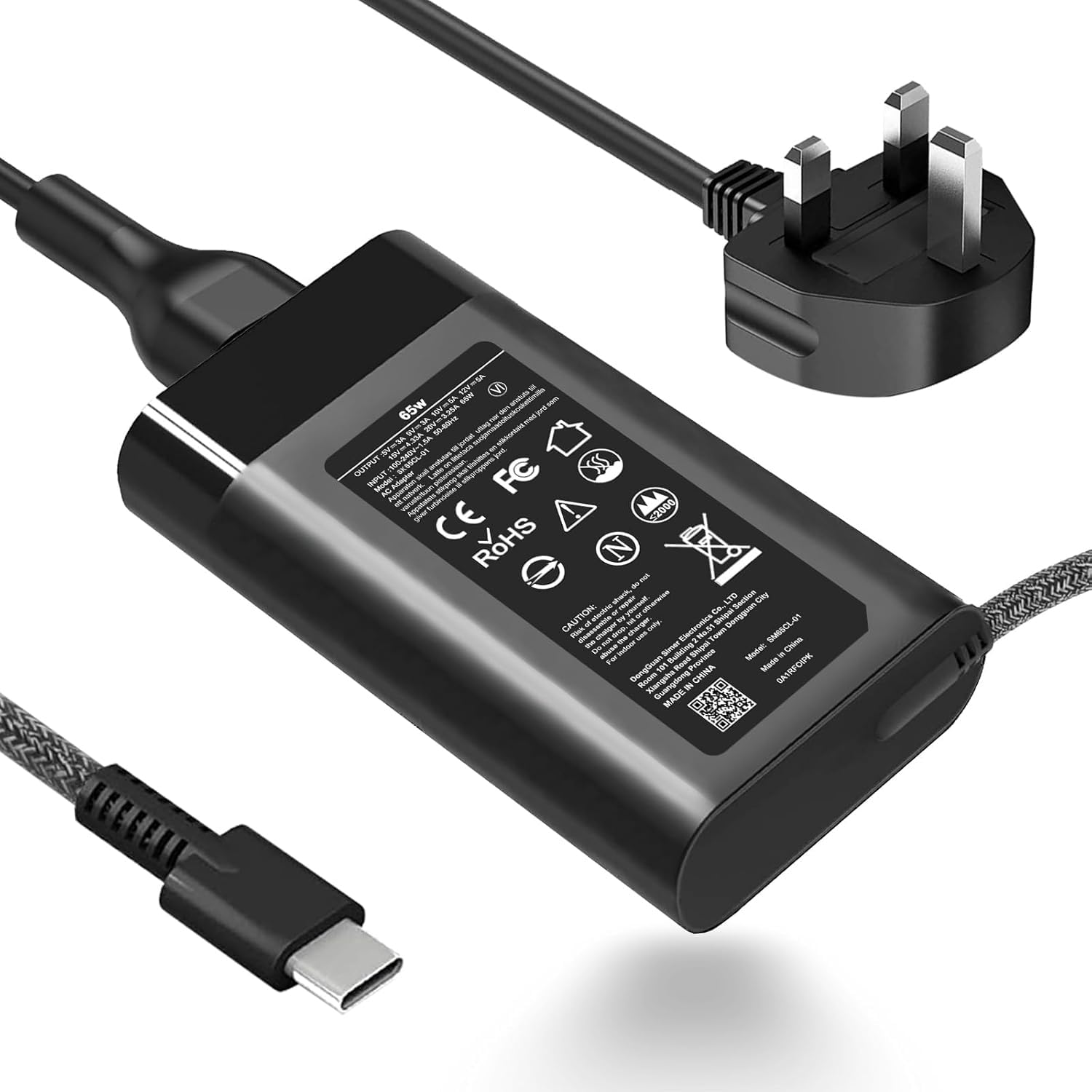 Jolof Store 65W USB C Slim Laptop Charger for HP Spectre, Envy & EliteBook