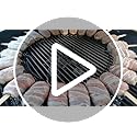 Jolof Store Stainless Steel Volcano Charcoal Basket for Weber Kettle