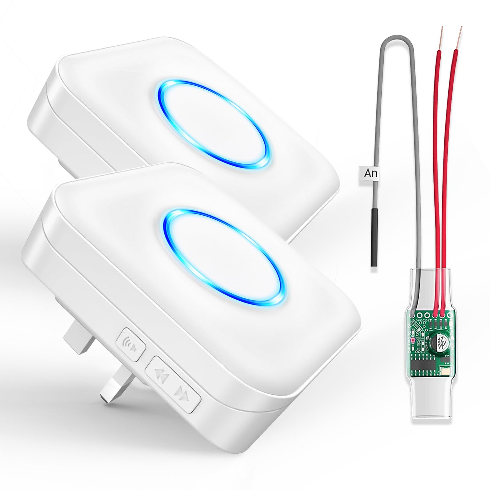 BITIWEND Wireless Doorbell Extender - 656ft Range & 58 Chimes