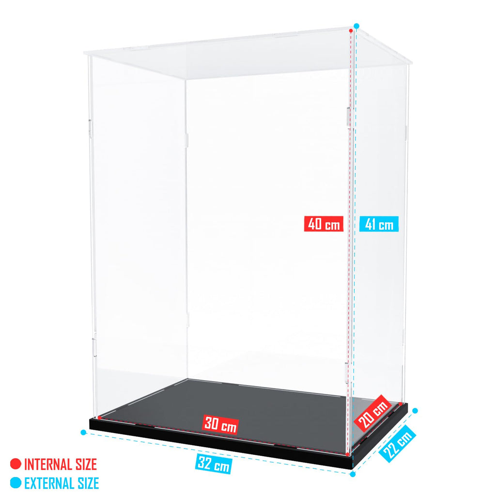 Nynelly Acrylic Display Case for Lego Optimus Prime 10302 for Lego C3PO 75398 Models Figures - Assemble Dustproof Thickened Clear Display Box Cabinet - image 2