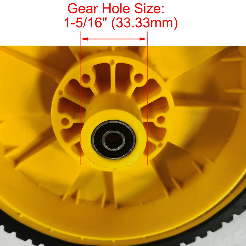 8-Inch Lawn Mower Wheels (2-Pack) for John Deere AM115138
