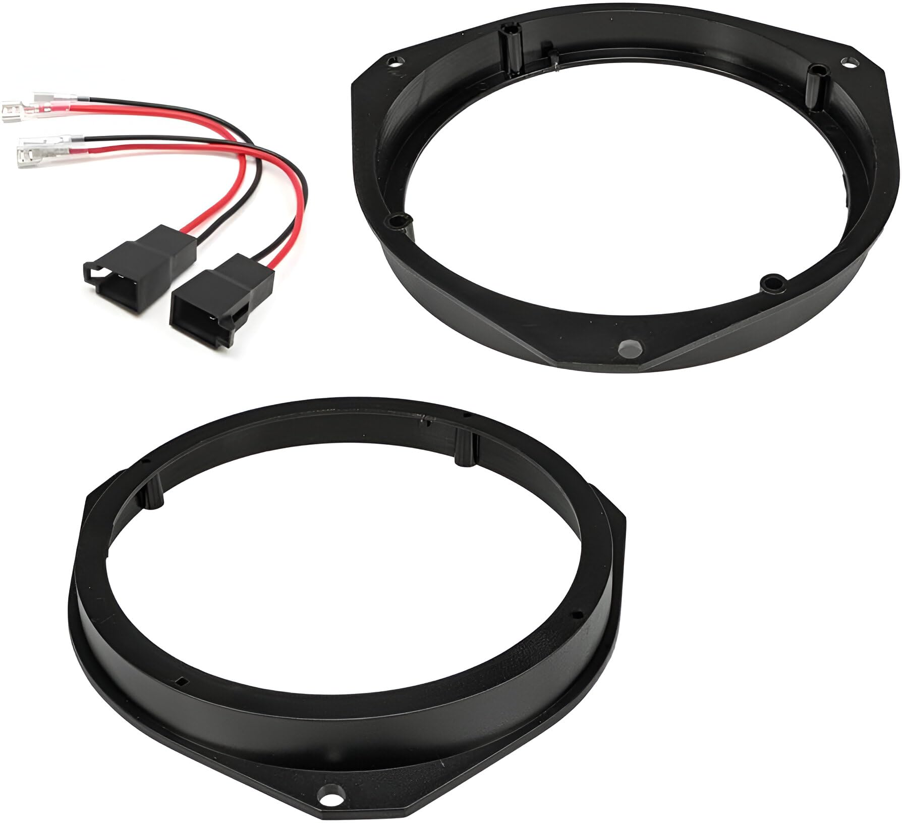 6.5" Speaker Spacer Rings & Harness Kit for Fiat & Alfa Romeo