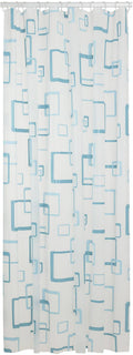 Sealskin Retro Shower Curtain | Waterproof Blue PEVA | 180 x 200 cm