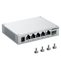 SODOLA 5 Port 2.5Gb Network Switch with 10G SFP+ | Fanless Aluminum