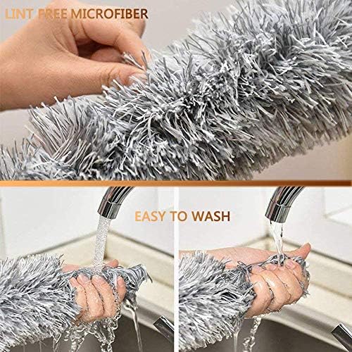 Microfiber Feather Duster | 100" Extendable Stainless Pole