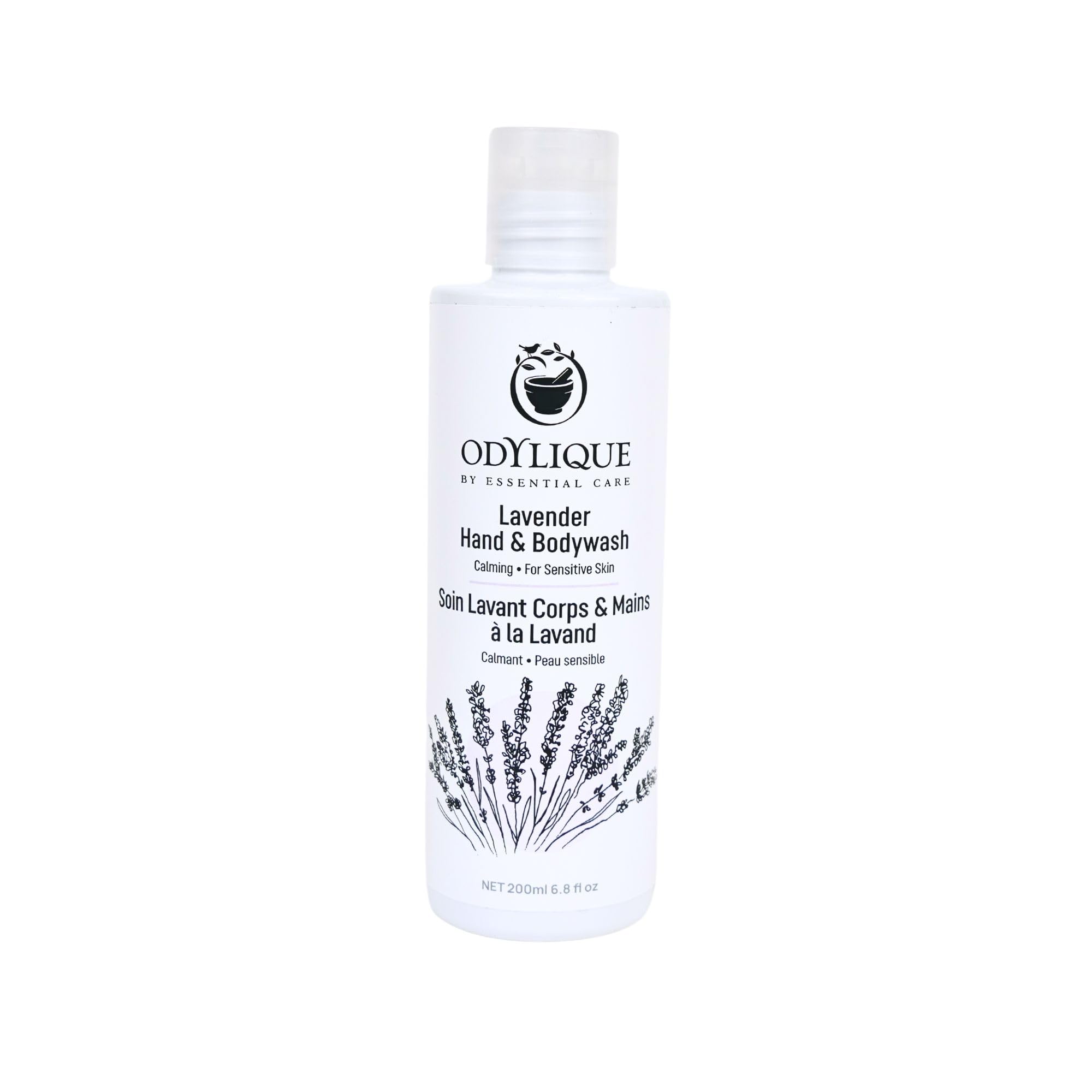 Odylique Lavender Hand & Body Wash - Organic & Vegan Cleanser 200ml
