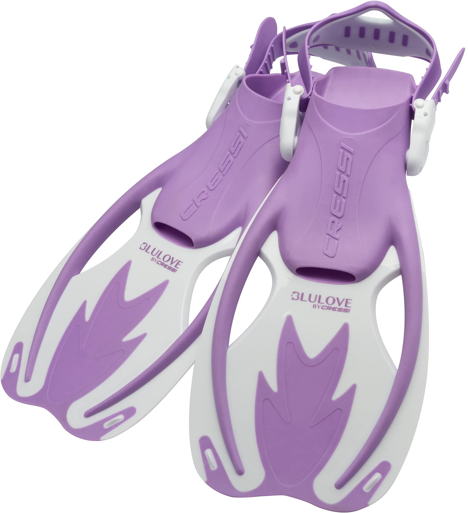 Cressi Kids Rocks Pro Dry Snorkel Set – Mask, Fins & Snorkel, Lilac