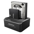 RSHTECH Dual Bay SATA Hard Drive Docking Station | Aluminum Offline Clone