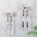 PARKMANI 2pcs Wall Mounted Electric Toothbrush Holder – White Marble