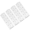 GriHero BBQ Heat Plates - Stainless Steel Flame Tamers for Outback, 4 Pack