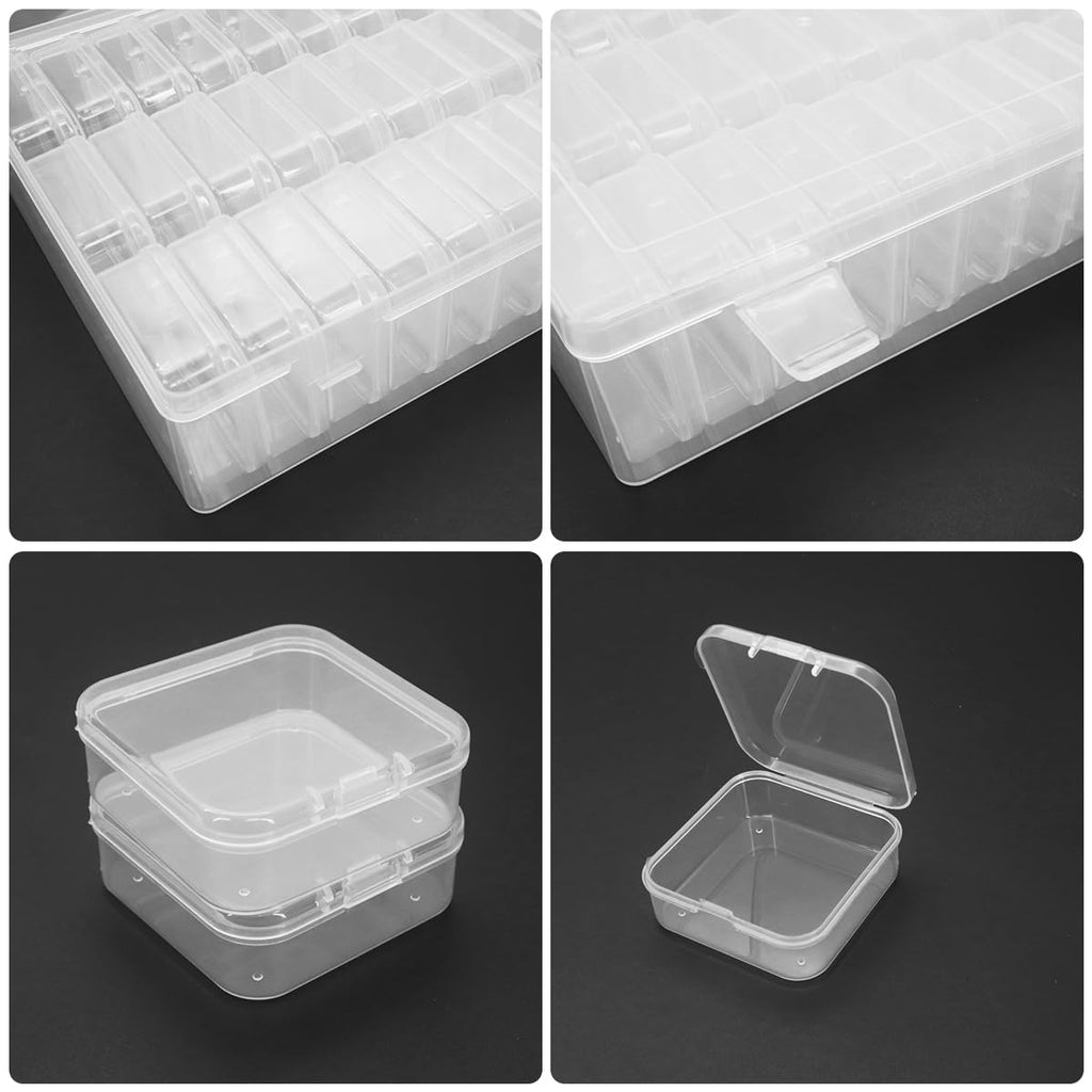 Yuhtech 30 Grids Bead Storage Boxes, Diamond Painting Art Accessories Storage Case - image 3