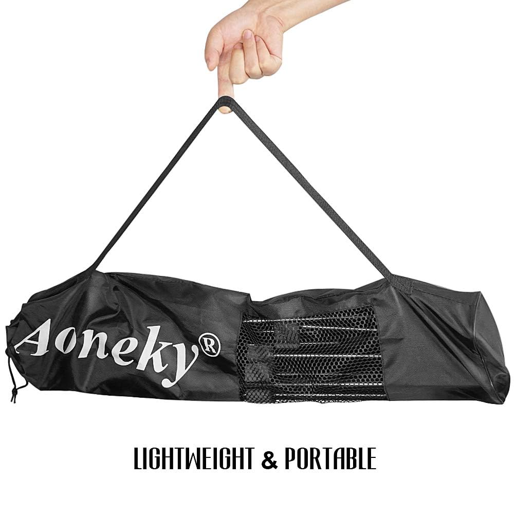Aoneky Portable Tennis Net Set | 6ft Mini Badminton & Pickleball Net