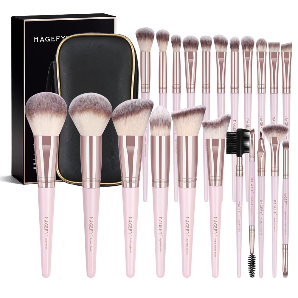 Jolof Store 22 Pcs Professional Makeup Brush Set - Premium Synthetic Kit
