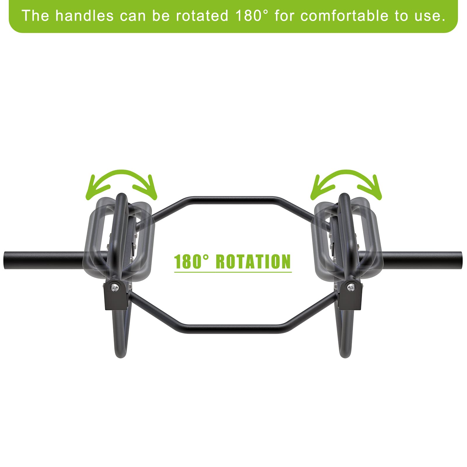 Kipika Olympic Hex Trap Bar – Folding Handles & Stand, 1000lb Capacity