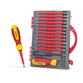 HOUSERAN 26 Pcs Insulated Screwdriver Set – Magnetic Electrician Tool Kit