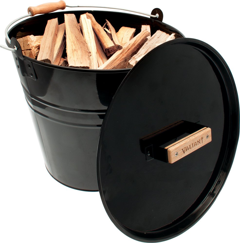 Valiant Fireside Fuel Storage Skuttle Bucket for Logs and Coal