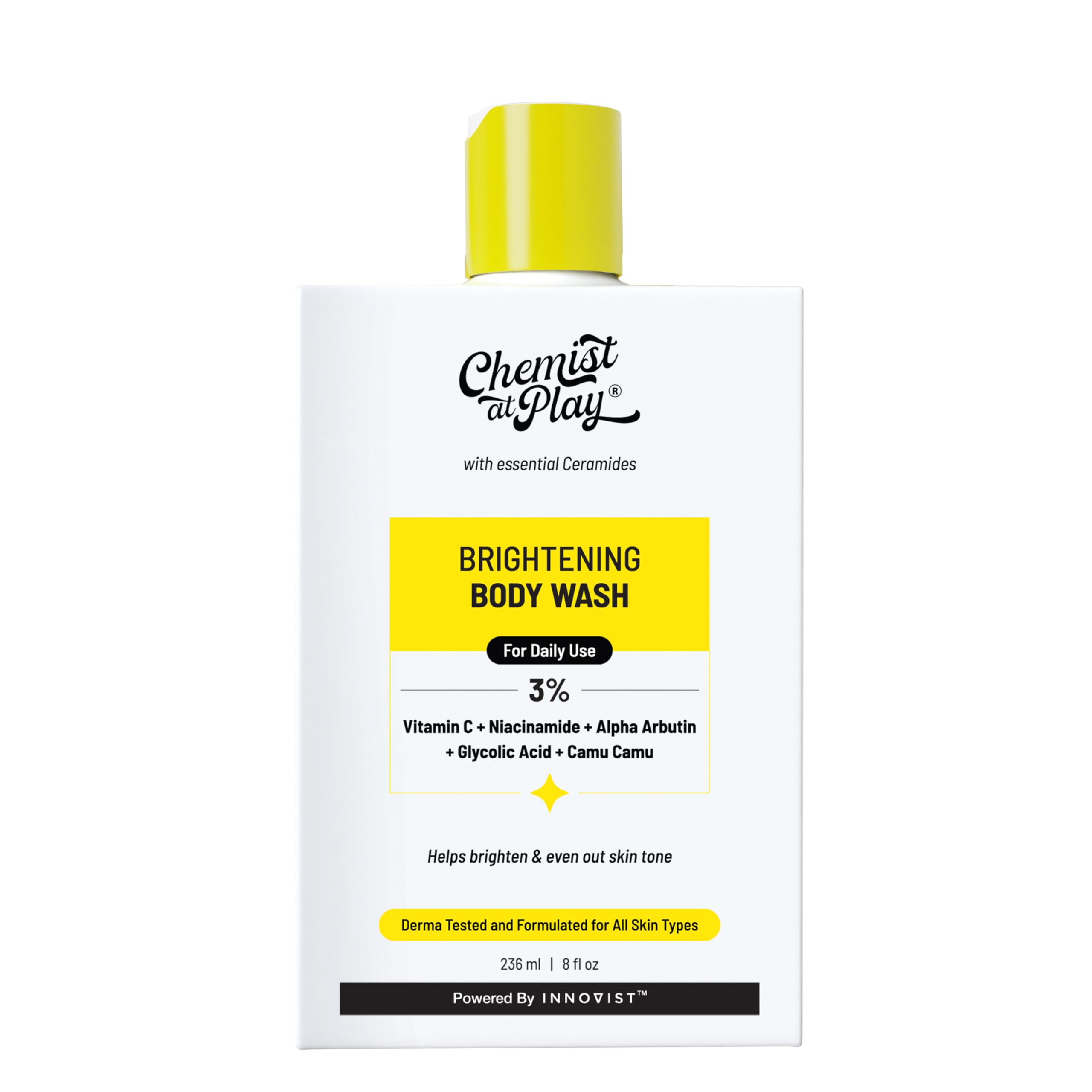 Chemist at Play Brightening Body Wash | Vitamin C & Alpha Arbutin - 236ml