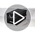 Knodel Car Boot Organiser | Heavy Duty 1680D Oxford Storage - Black