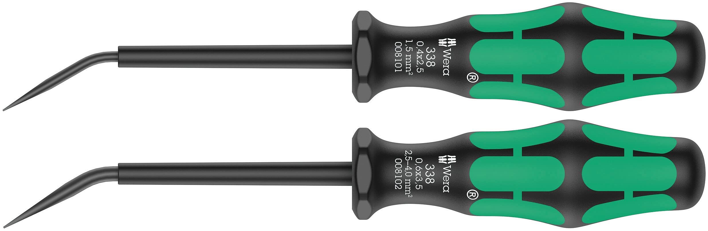 Wera 338/2 Terminal Block Actuation Tool Set for Spring Cages, 2-Piece