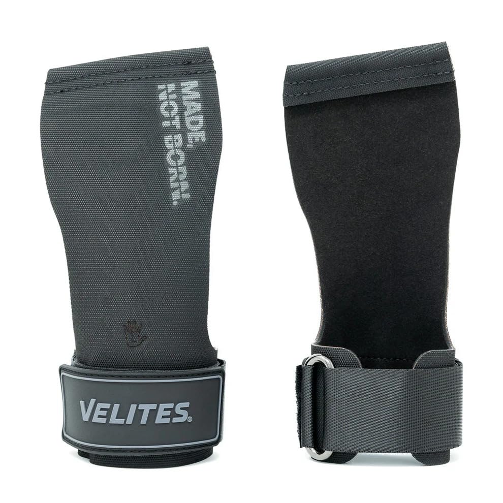 Velites All Terrain Gymnastics Grips - Black Fiber Hand Protection - M