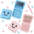 Starface Hydrocolloid Pimple Patches | 2 Mirror Compacts, Black & Blue