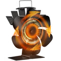 Drcokars 6-Blade Heat Powered Stove Fan for Wood Burning Fireplaces