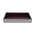 Handicrafts Home Bone Inlay Guest Towel Tray – 10x6 Black Napkin Holder