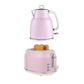 Salter Retro Pink Kettle and Toaster Set | 1.7L Rapid Boil & 2-Slice