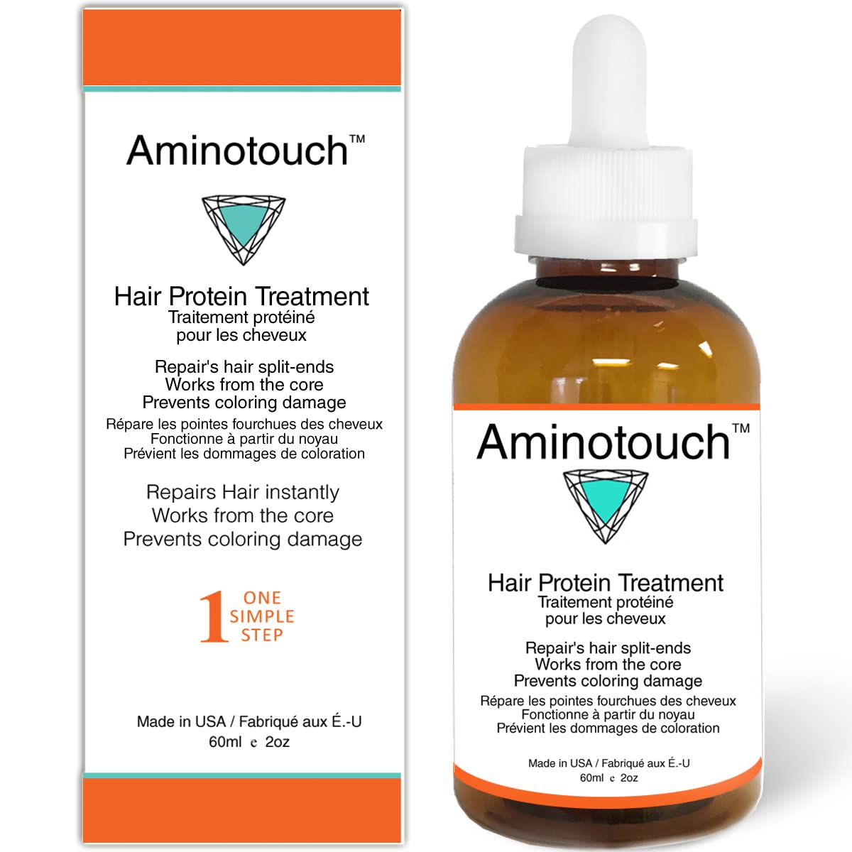 Keratin Research Aminotouch Natural Hair Protein Treatment Oil - 60 ml