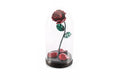 Forging Art Bcn Hand Forged Enchanted Rose in Glass Dome - Wrought Iron