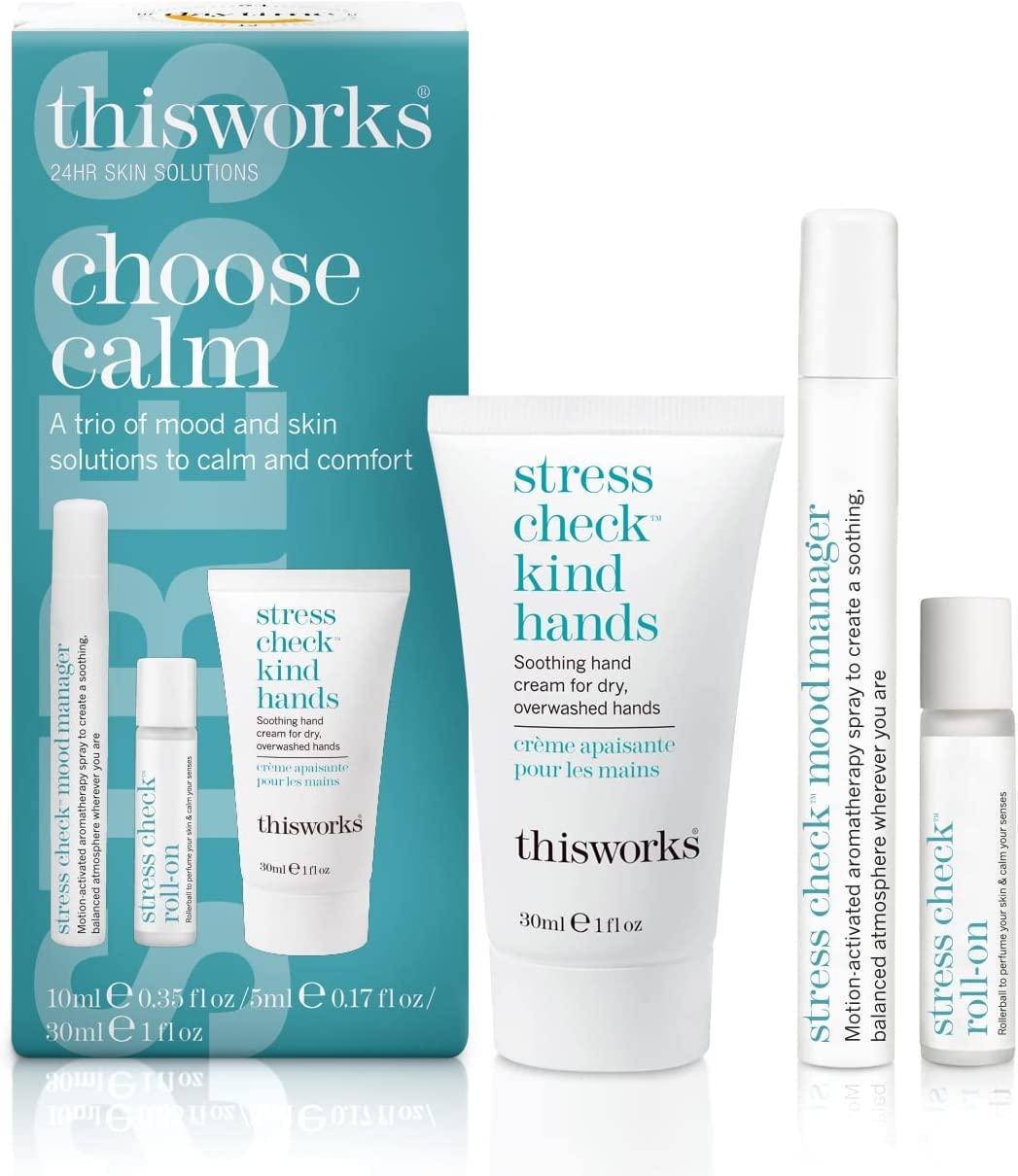 This Works Choose Calm Trio – Stress Relief Set with Hand Cream & Spray