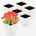 Jolof Store Self-Watering Pots with Water Level Indicator - 6 Pack