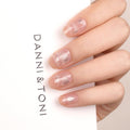 DANNI & TONI Semi Cured Gel Nail Strips – Starlight Mythology Cat Eye