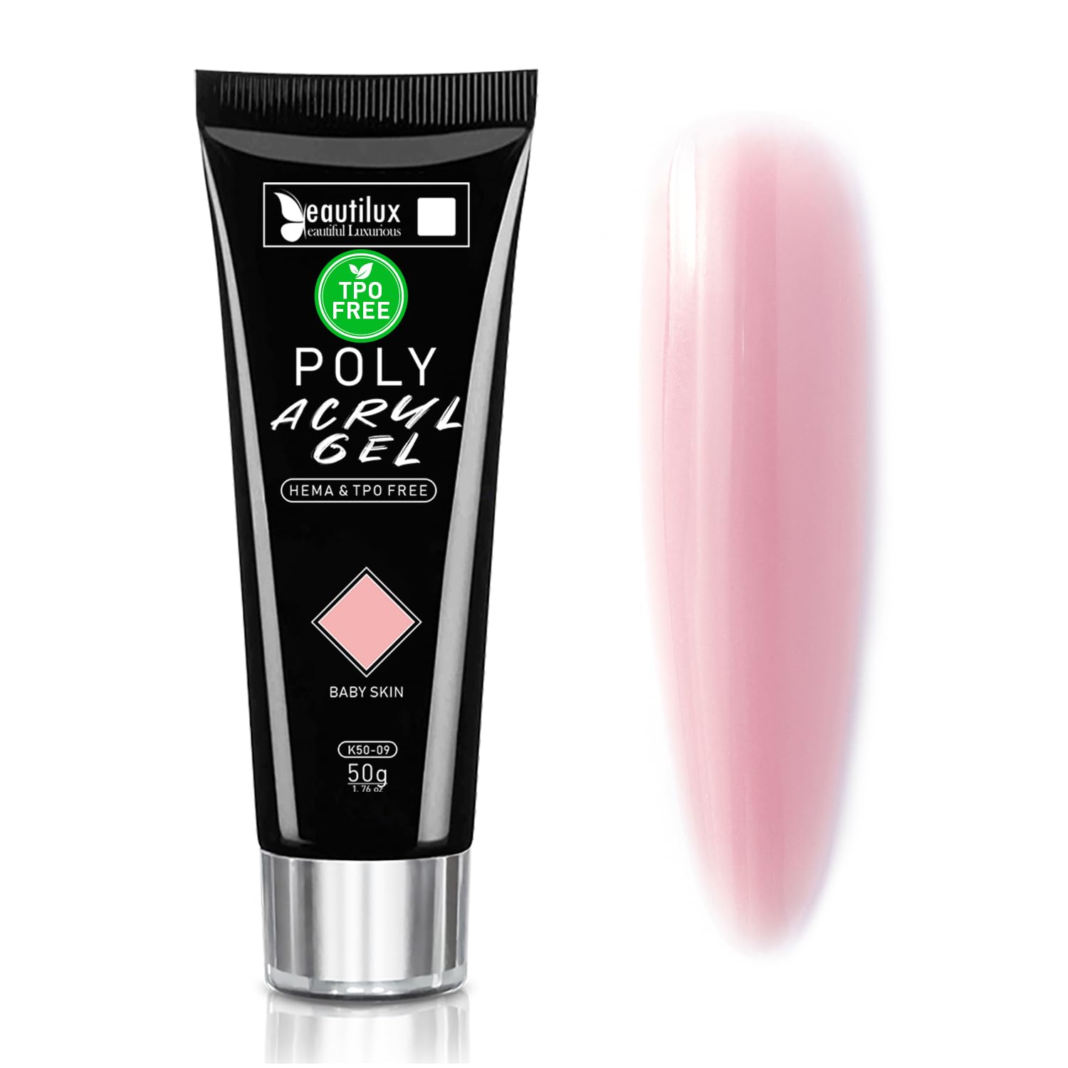 Beautilux Pink Extension Gel – 50g Long-Lasting UV/LED Acrylic Nail Gel