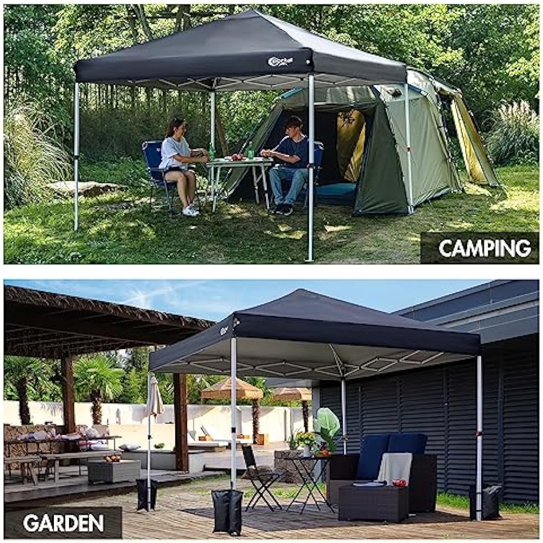 PORTAL 3x3m Pop Up Gazebo – Heavy Duty Steel Frame Outdoor Canopy Tent