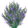Artificial Lavender Flowers – 6 Pack UV Resistant Faux Purple