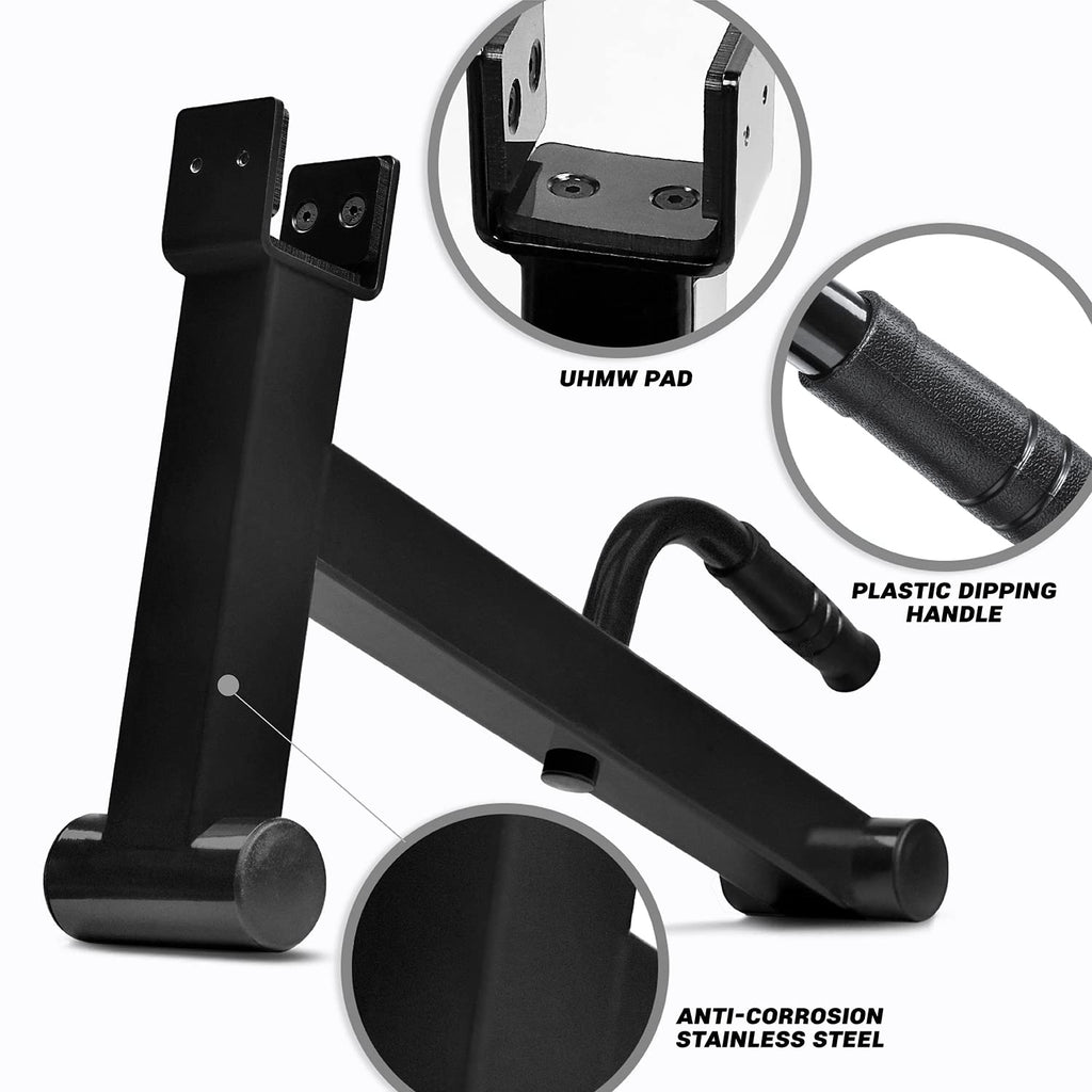 Yes4All WST9 Deadlift Barbell Jack – Heavy Duty Steel Lift, Black