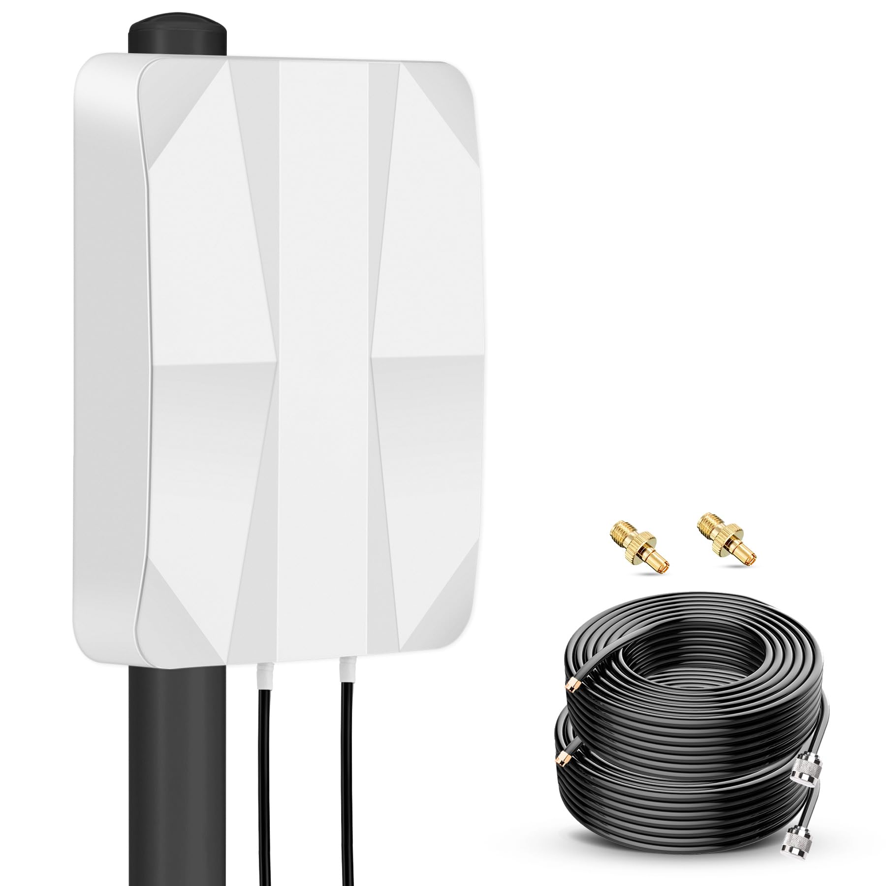 Nelawya 5G 4G LTE Outdoor MIMO Directional Panel Antenna - 12dBi SMA TS9