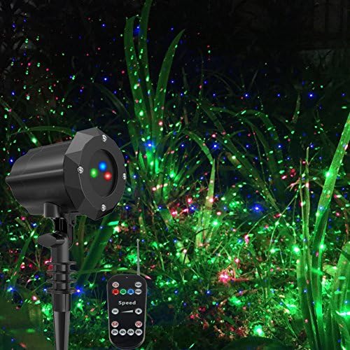Poeland RGB Star Projector – Moving Firefly Garden Lights with Remote