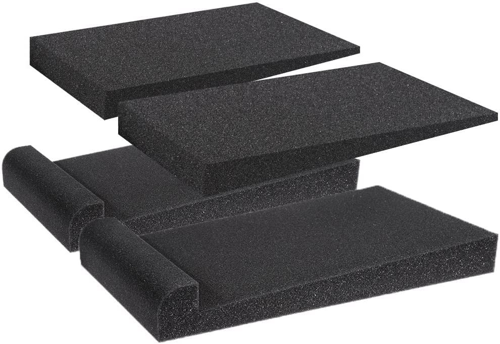 Anpro Studio Monitor Acoustic Isolation Pads - 2 Pack Speaker Stabilizers