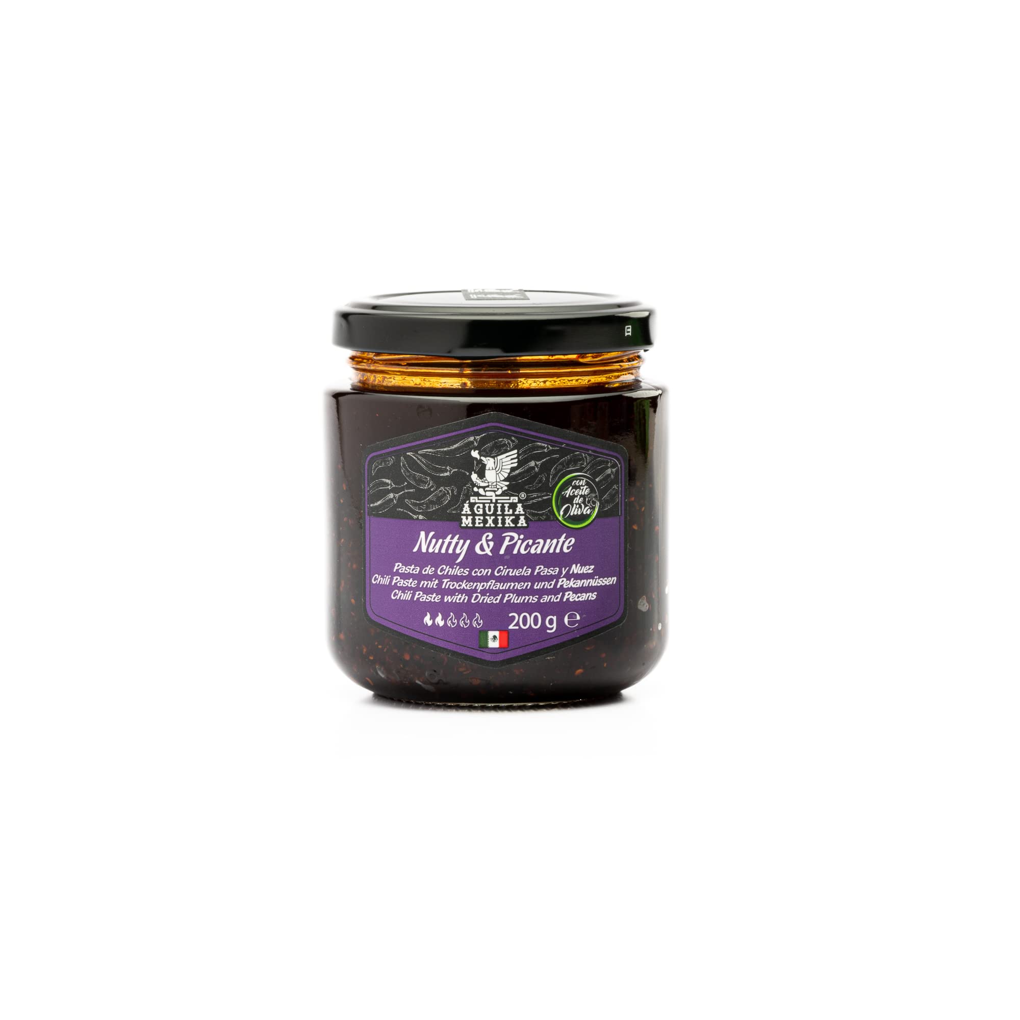 Aguila Mexika Salsa Macha – Morita & Habanero with Pecans and Plums