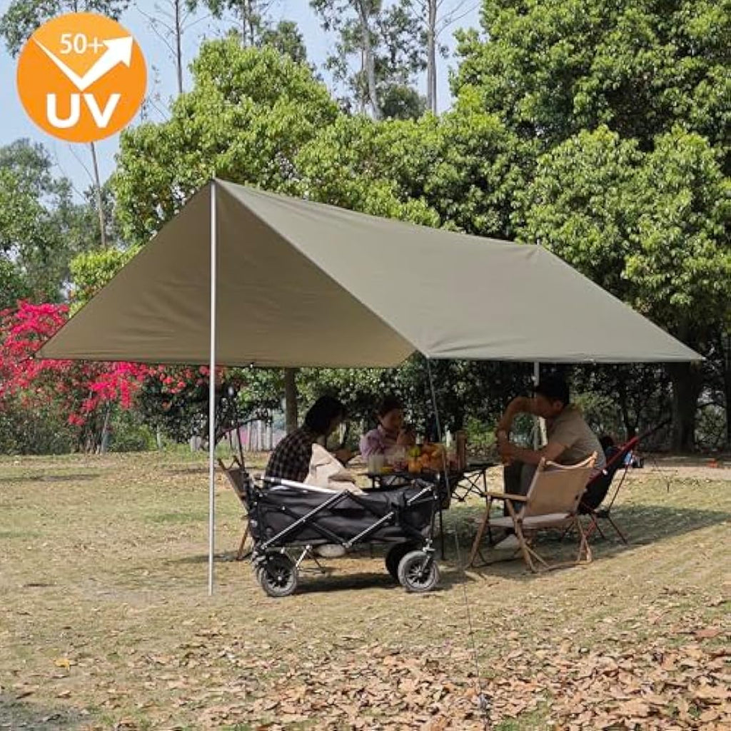 HIDEWALKER Waterproof Camping Tarp – 3x4m Lightweight Ripstop Shelter