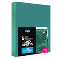 Zieler A5 Lino Printing Block Sheets – Easy-Carve Soft Polymer (5 Pack)